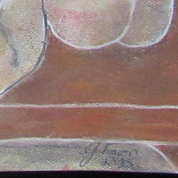 'Love' Pastel Painting on Paper, Art, unframed/optional frame - Picture 8 of 8